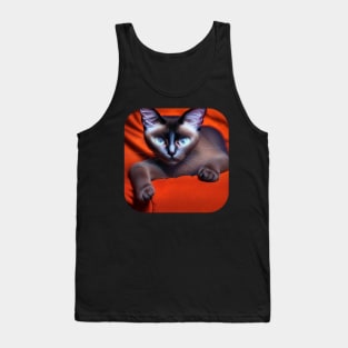 Siamese cat Tank Top